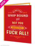 Whip round card