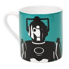 SALE Cyberman contemp. green mug