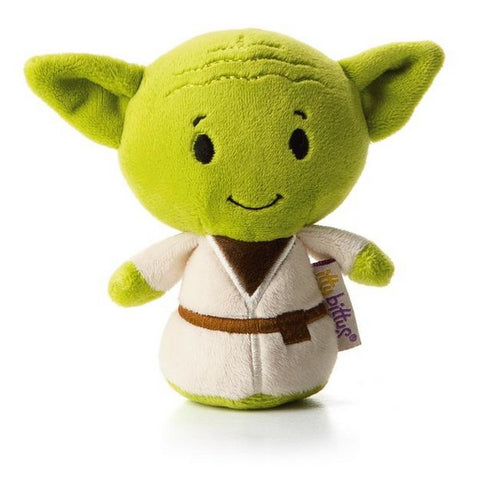 Itty bitty Yoda plush