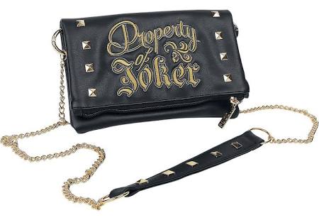 Property of Joker clutch bag