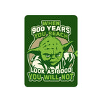 Yoda 900 years magnet