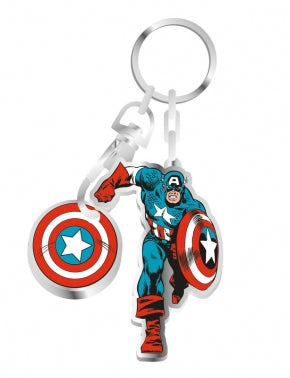 Captain/ironman keychain