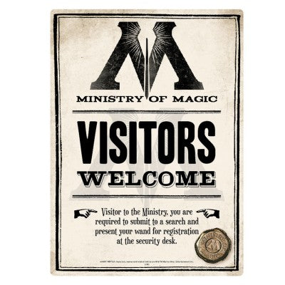 Ministry of magic small sign