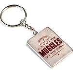 Muggles metal keyring