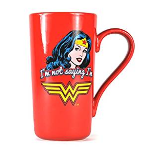 Wonder Woman classic latte