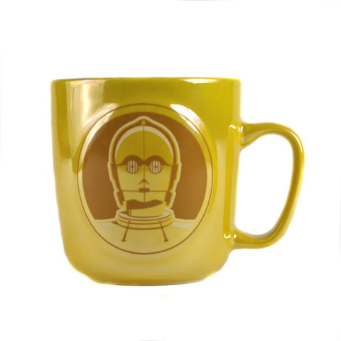 C3PO metallic mug