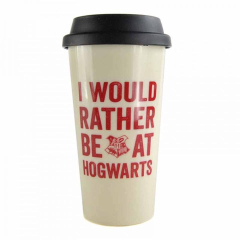Hogwarts slogan travel mug