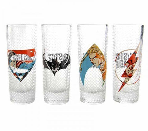 Justice league shot glasses