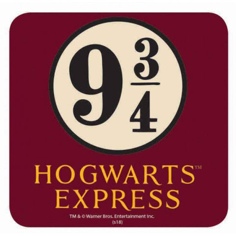 Harry Potter Coaster 9 3/4 Hogwarts Express