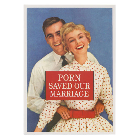 Porn saved marriage card