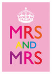 Mrs & mrs card