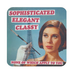 Sophisticated classy coaster