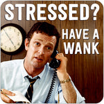 Stressed? wank coaster