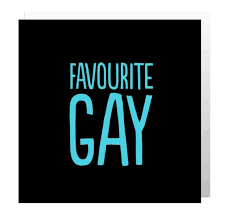 Favourite gay card