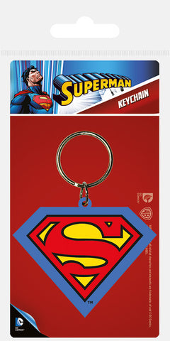 Superman shield keyring