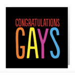 Congratulations gays card