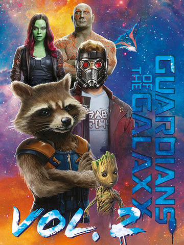 Guardians of the Galaxy Vol2 the guardians canvas