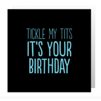 Tickle my tits card