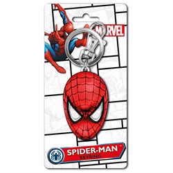 Spiderman pewter keyring
