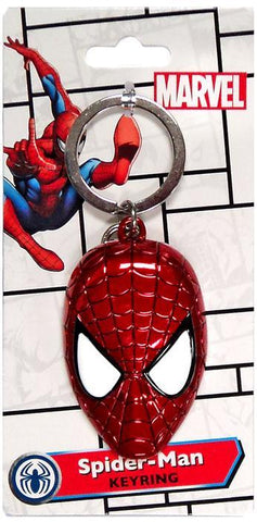 Spiderman pewter keyring