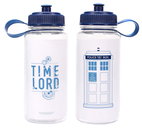 Dr Who Tardis water bottle