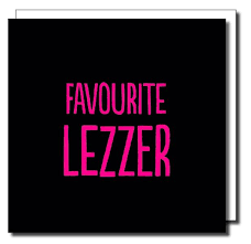Favourite Lezzer card