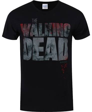 The Walking Dead splatter t-shirt L