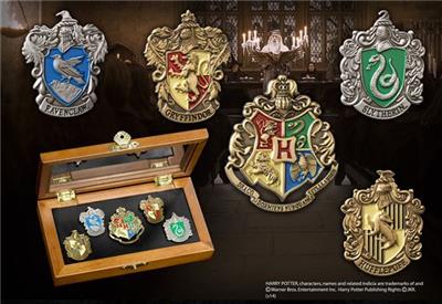 Hogwarts house pin set