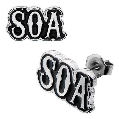SOA logo earrings