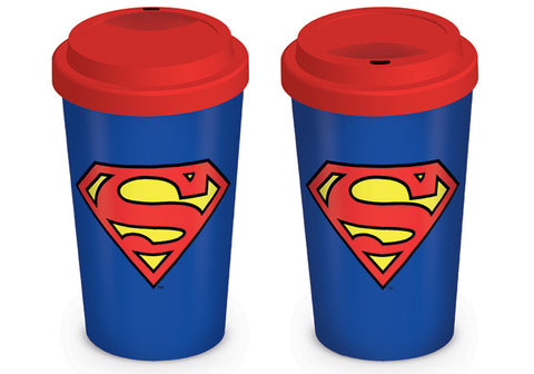 Superman travel mug