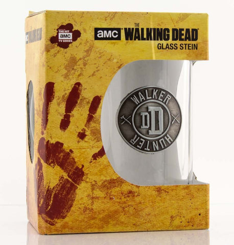 Walking Dead Walker/Hunter glass stein