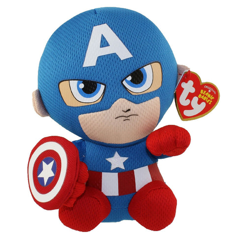 Captain America small TY beanie
