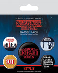 Stranger Things Upside Down Badge Pack