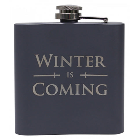 Winter is coming hip flask