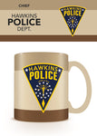 Stranger Things Hawkins police mug