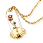 B&TB Rose Glass Necklace