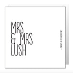 Mrs & Mrs Lush