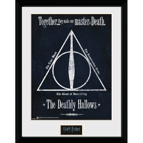 Deathly Hallows Framed Print