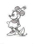 Minnie mouse sketch canvas