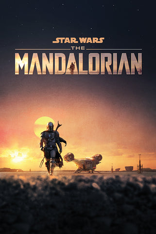 Star Wars Mandalorian dusk poster SW1