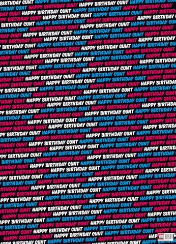 Happy birthday Cunt wrap