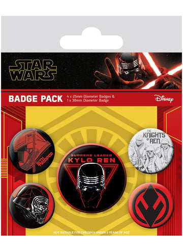 Star Wars Rise of Skywalker badge pack