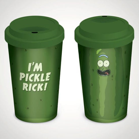 R&M Pickle Rick travel mug