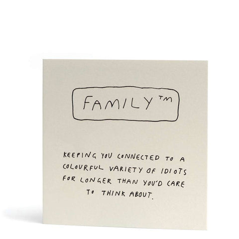 Family keeping you connected card