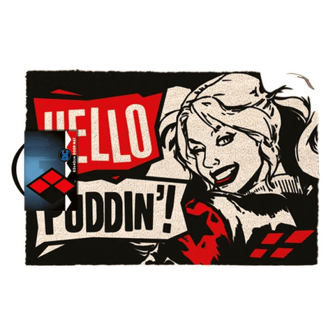 Harley Quinn Hello Puddin Doormat