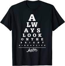 Monty Python eye test T-shirt Large