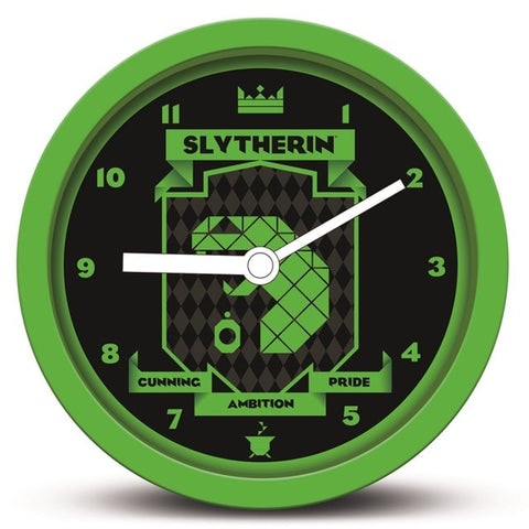 Slytherin desk clock