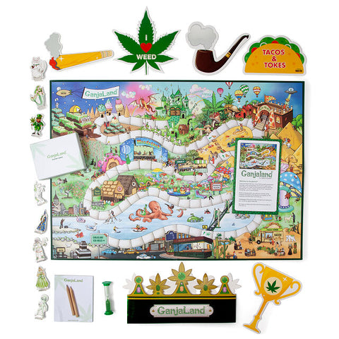 Ganjaland adult board game