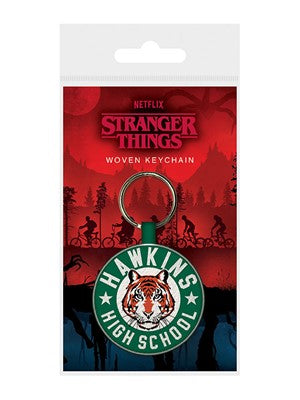 Stranger Things Hawkins woven keyring