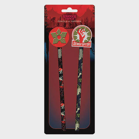 Stranger Things pencil and topper